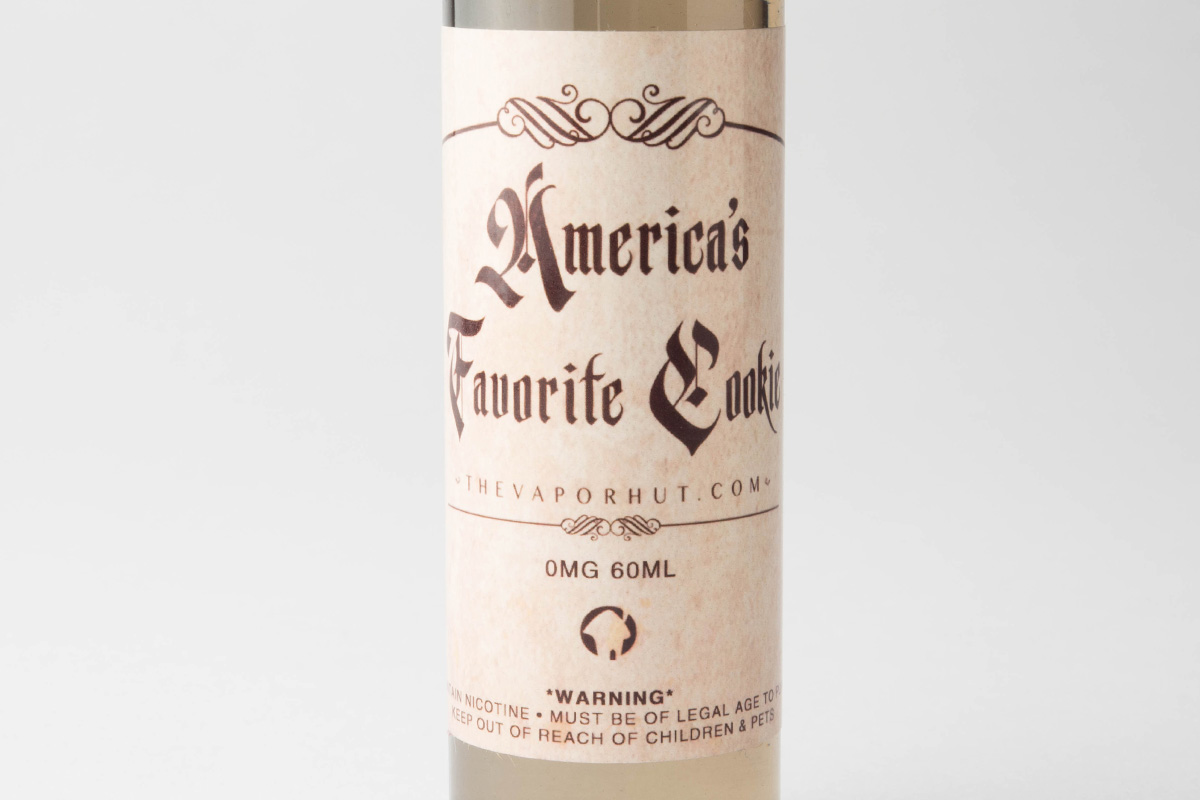 【リキッド】America's Favorite Cookie「アメリカズフェイバリットクッキー」 (The Vapor Hut/ベイパー ハット）　レビュー