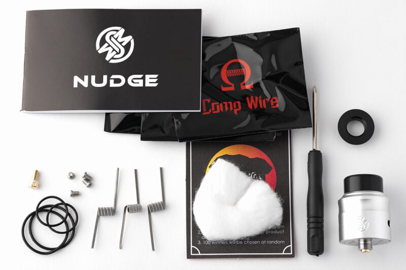【Wotofo NUDGE RDA 24mm レビュー】 ウォトフォ ナッジ24mm | VAPE Circuit