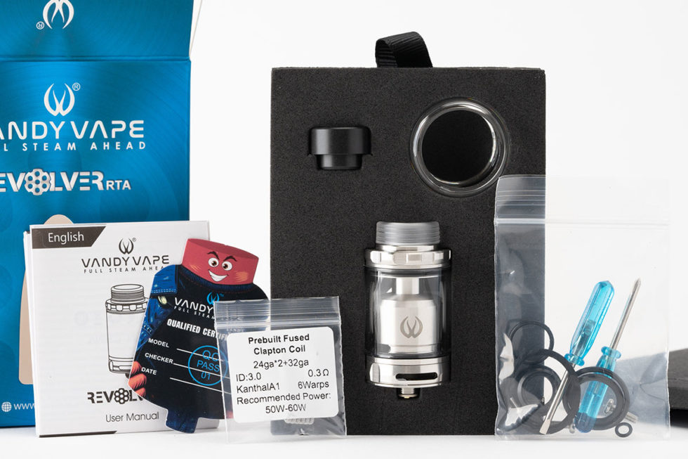 【アトマイザー】REVOLVER RTA「リボルバー」/ VANDY VAPE レビュー！ | VAPE Circuit