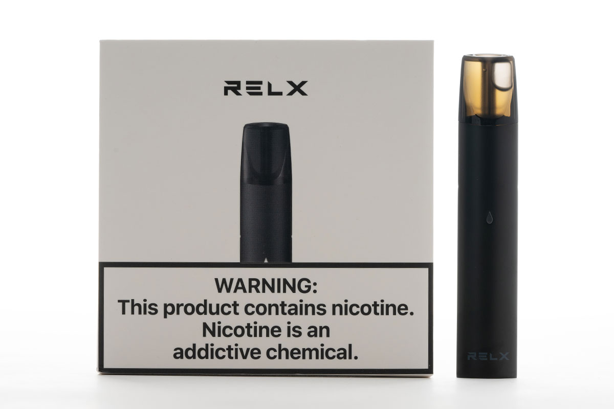 RELX 補充式POD ×35.0mlボトル付 電子タバコ