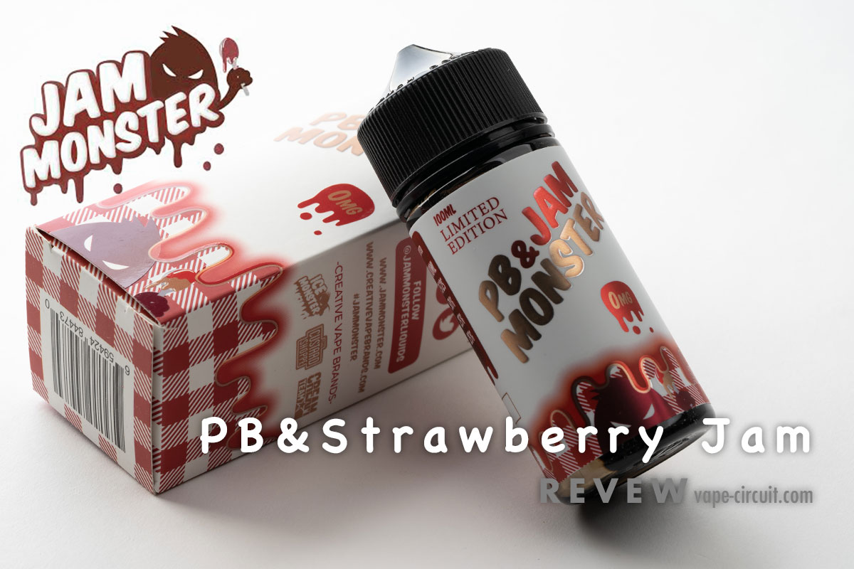 Jam Monster PB&Strawberry Jam レビュー