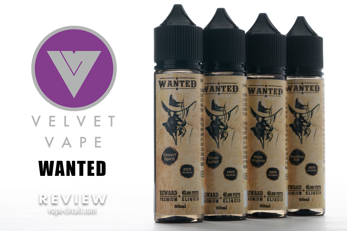 Velvet Vape WANTEDシリーズ レビュー｜日本初上陸！ギリシャ産のタバコフレーバーリキッド