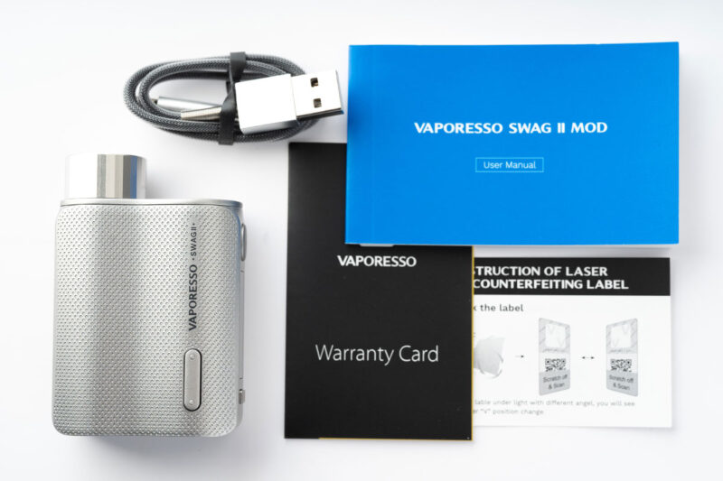 VAPORESSO SWAG II MOD レビュー｜スタイリッシュなコンパクト18650テクニカル！ VAPE Circuit