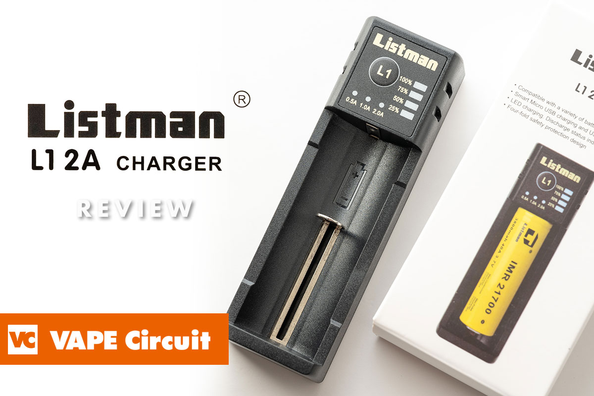 Listman L1 2A CHARGER レビュー
