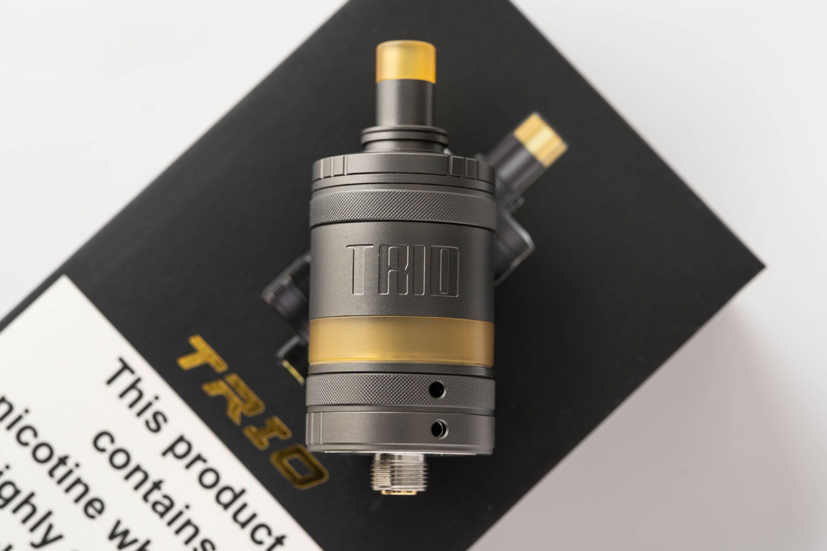 ZQ Vapor TRIO RTA レビュー｜今までにない独立トリプルエアーフローシステム！22mmタンク！ | VAPE Circuit