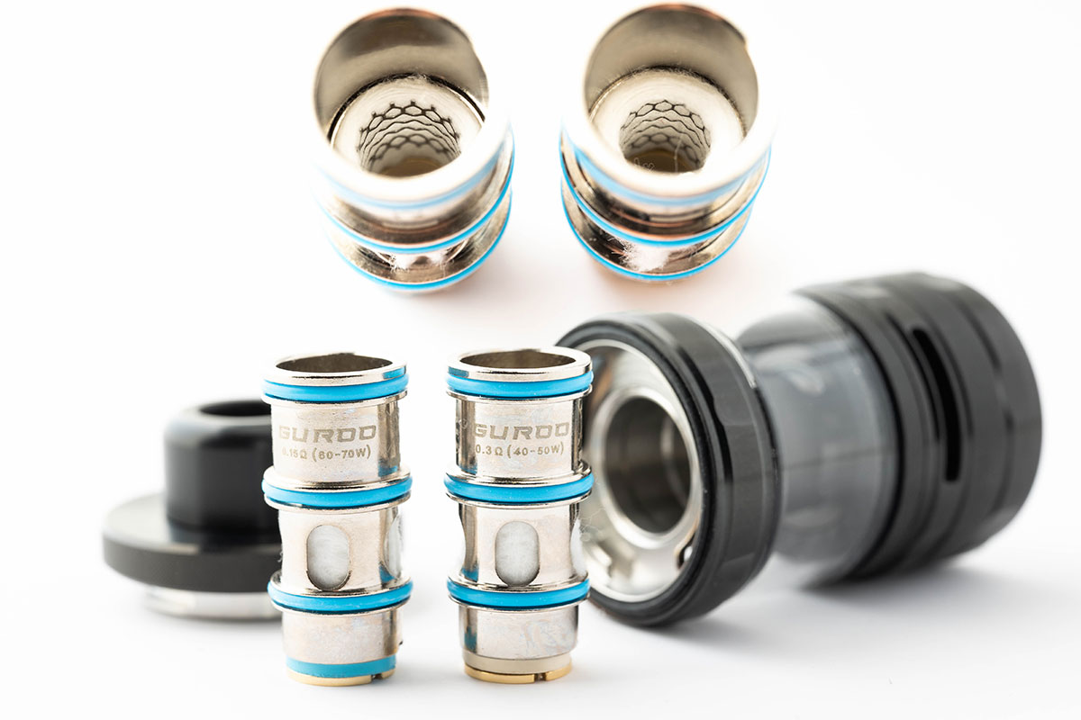 aspire GUROO Tank（アスパイア グルー/グロー タンク）レビュー