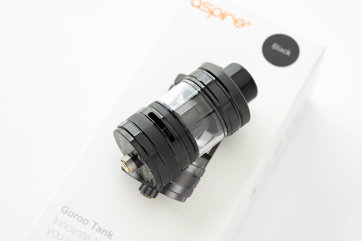 aspire GUROO Tank（アスパイア グルー/グロー タンク）レビュー
