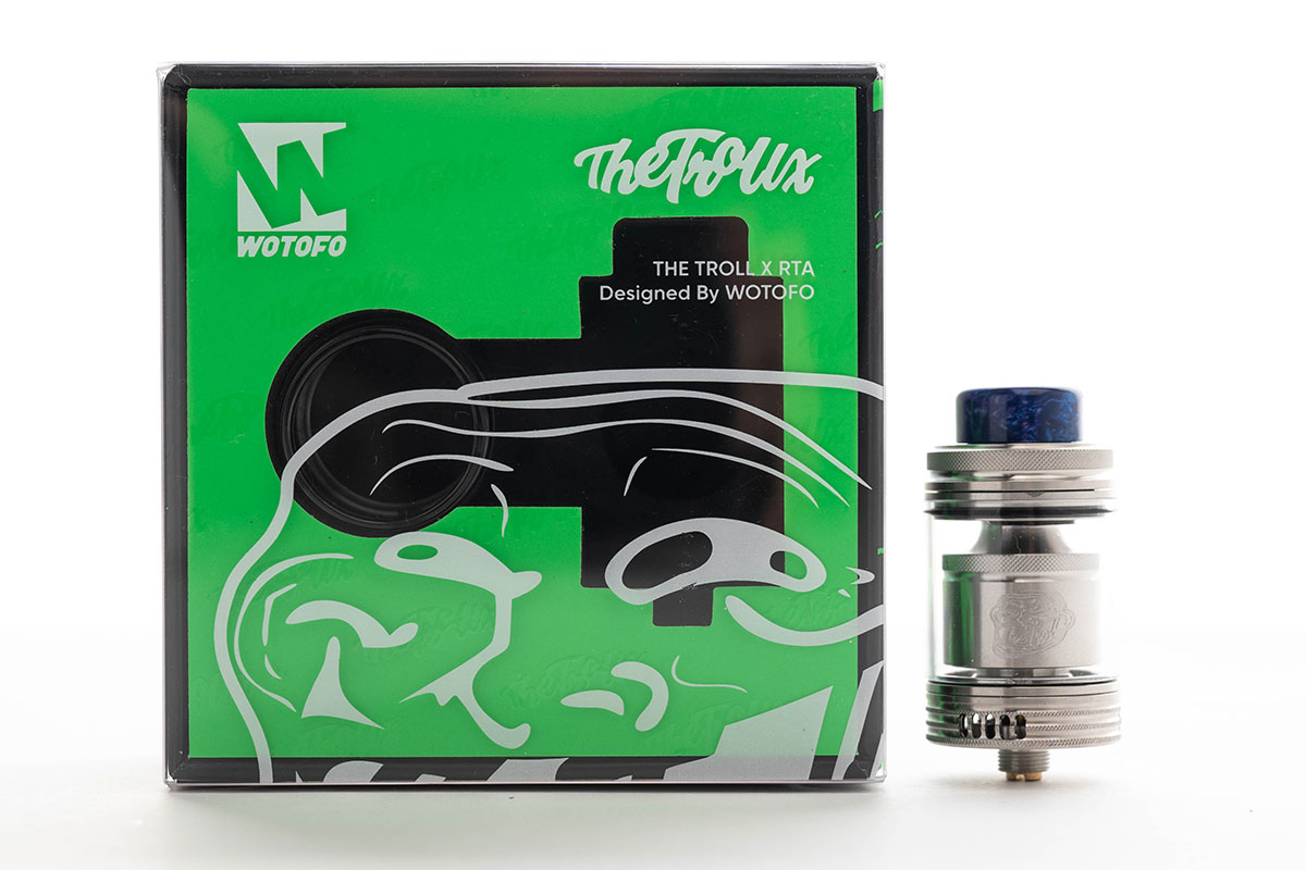 Wotofo THE TROLL X RTA（ウォトフォ ザ トロール エックス タンク）レビュー