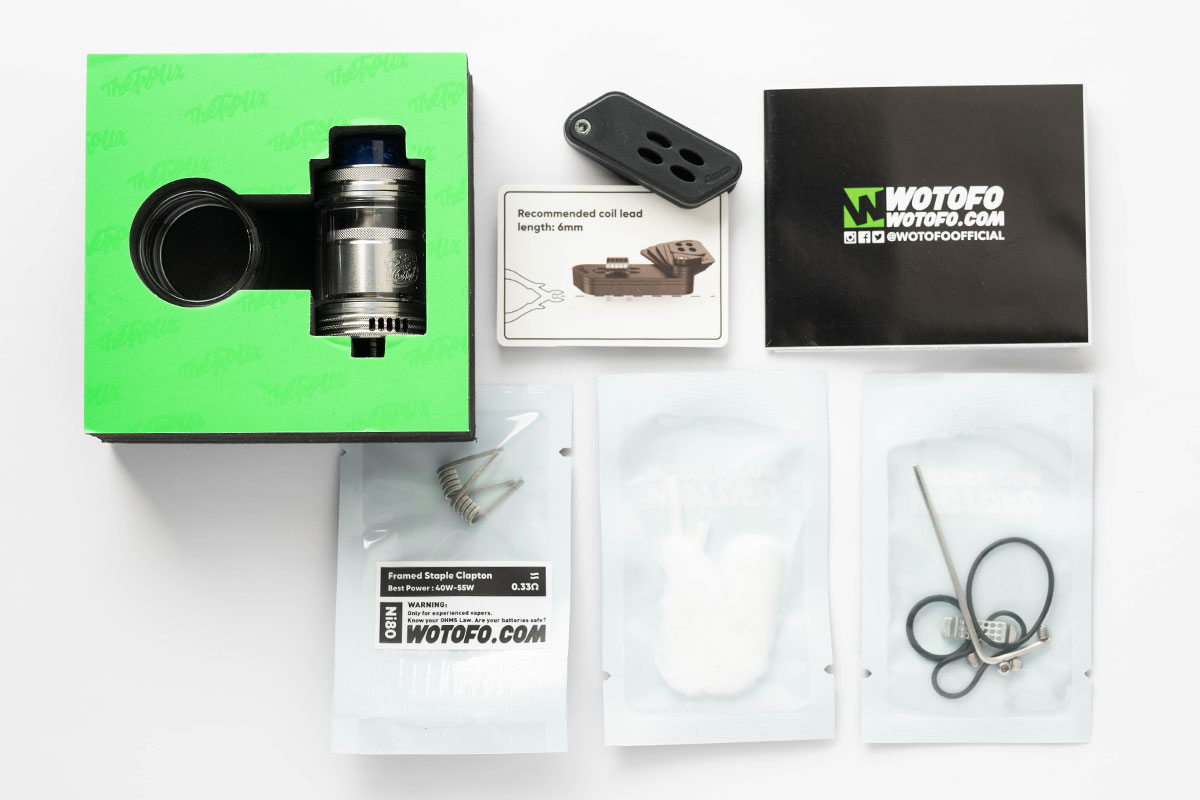 Wotofo THE TROLL X RTA（ウォトフォ ザ トロール エックス タンク）レビュー