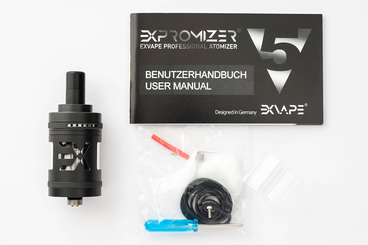 Exvape Expromizer V5 MTL RTA（イーエックスベイプ エクスプロマイザー V5）レビュー