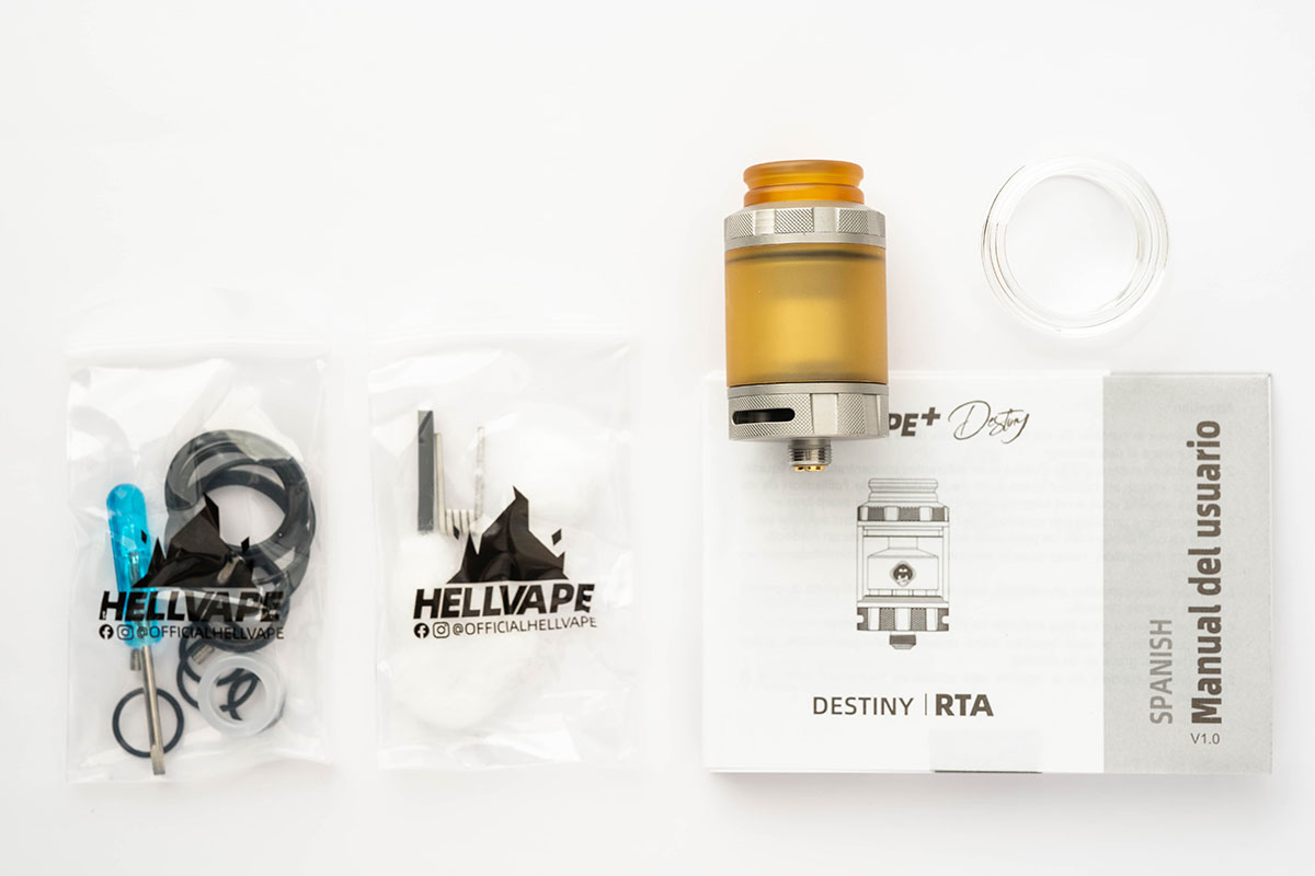 HELLVAPE Destiny RTA（ヘルベイプ デスティニータンク）レビュー