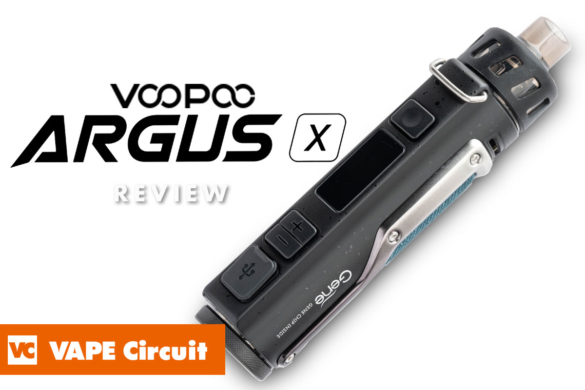 VOOPOO ARGUS X レビュー|爆煙ユースのPnPコイル対応シングルバッテリーPODデバイス!