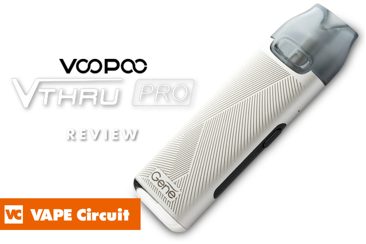VOOPOO V.THRU Pro レビュー｜小型軽量スリムなMTL向けディスプレイ付きPODデバイス！