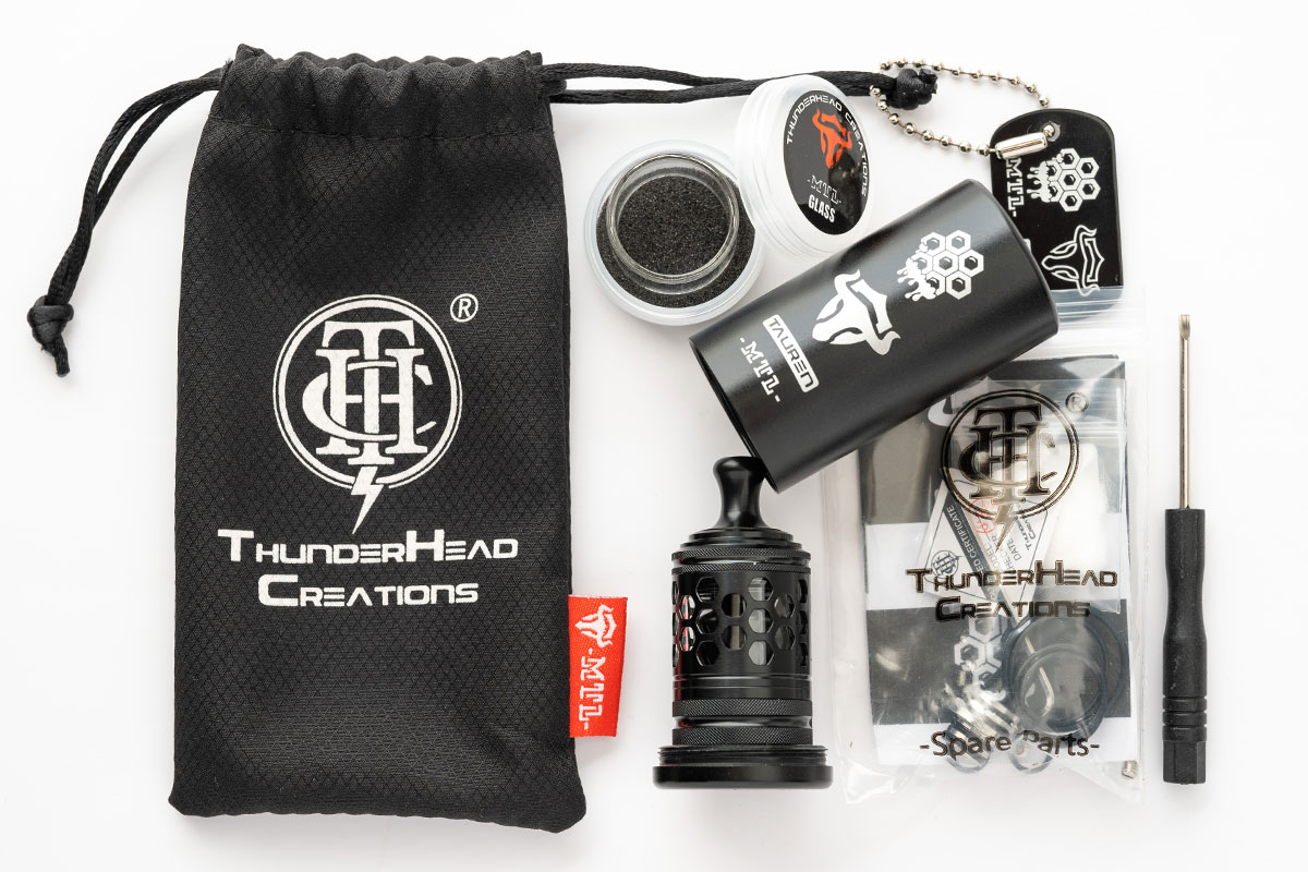 Thunderhead Creations Tauren MTL RTA（サンダーヘッドクリエイションズ タウレン エムティーエル タンク）レビュー