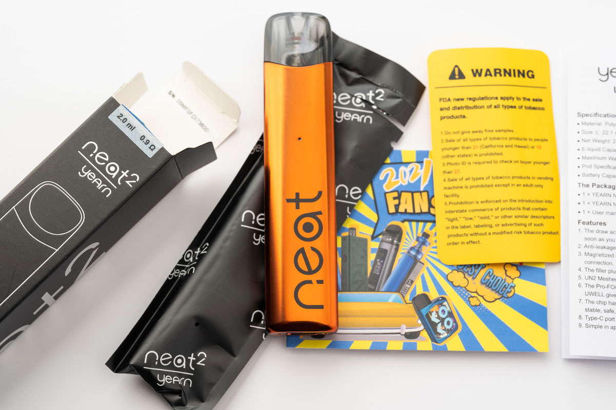 UWELL Yearn Neat 2（ユーウェル ヤーンニート2）レビュー
