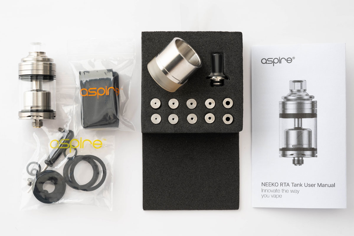 aspire NEEKO RTA（アスパイア ニーコタンク）レビュー