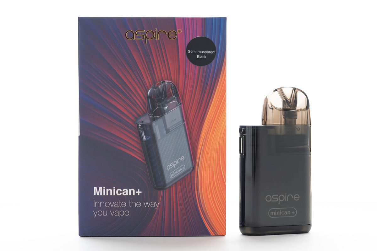 aspire Minican+ レビュー｜新型PODで味わいアップ！大容量バッテリー＆スケルトンデザイン！ | VAPE Circuit