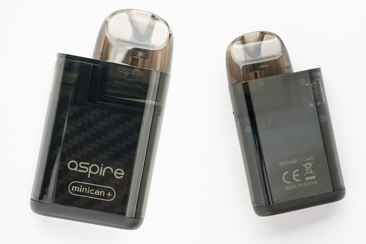 aspire Minican+ レビュー｜新型PODで味わいアップ！大容量バッテリー＆スケルトンデザイン！ | VAPE Circuit