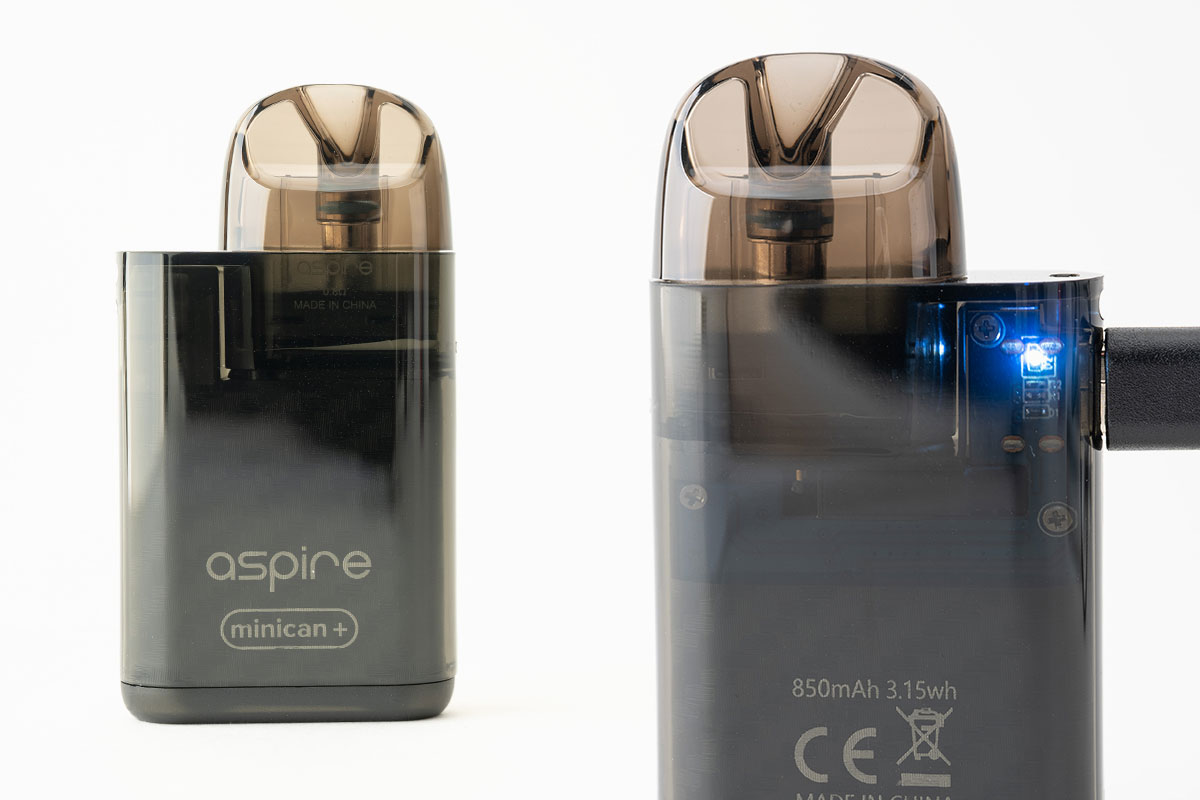 aspire Minican+ レビュー｜新型PODで味わいアップ！大容量バッテリー
