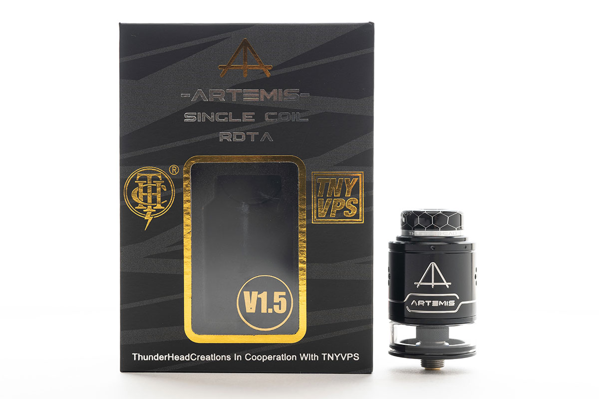 THC ARTEMIS V1.5 RDTA（Thunder Head Creations サンダーヘッドクリエイションズ アルテミス v1.5 ドリッパータンク）レビュー