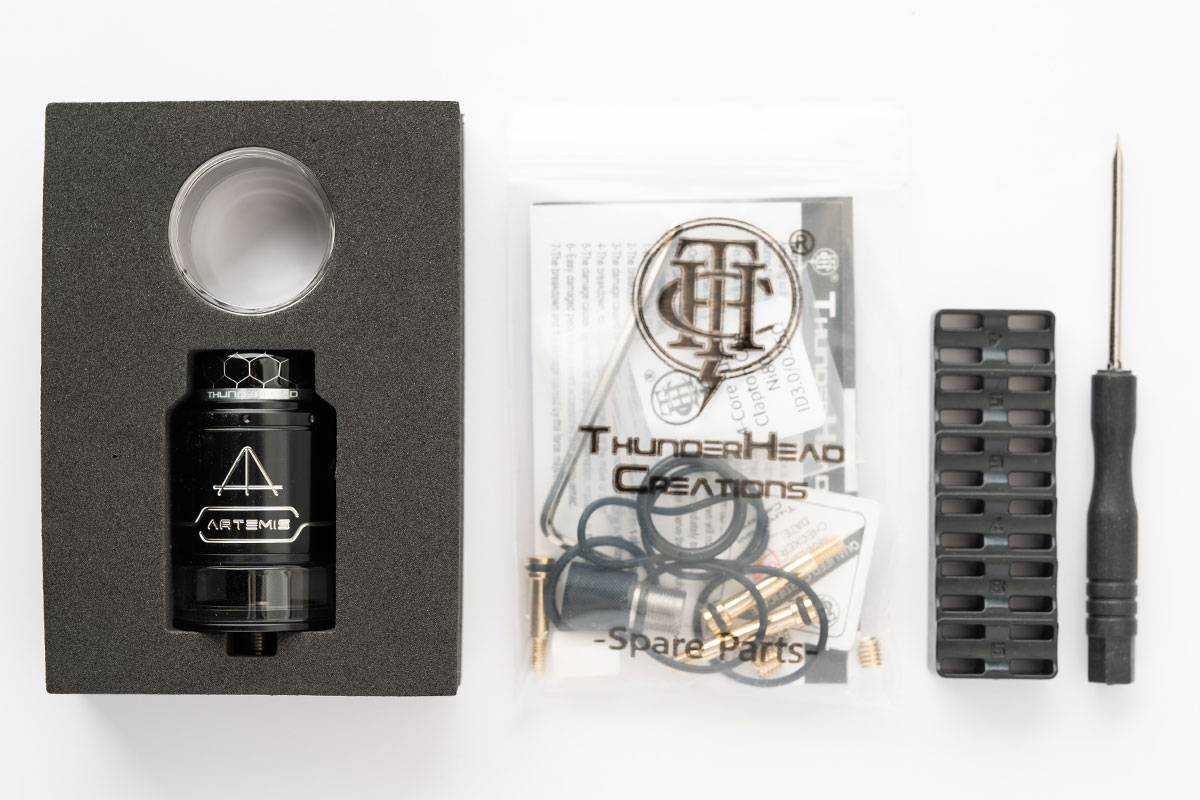 THC ARTEMIS V1.5 RDTA（Thunder Head Creations サンダーヘッドクリエイションズ アルテミス v1.5 ドリッパータンク）レビュー