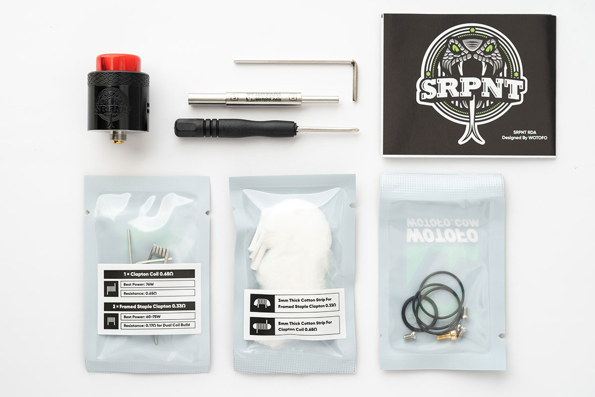 wotofo SRPNT RDA（ウォトフォ サーペントドリッパー）レビュー