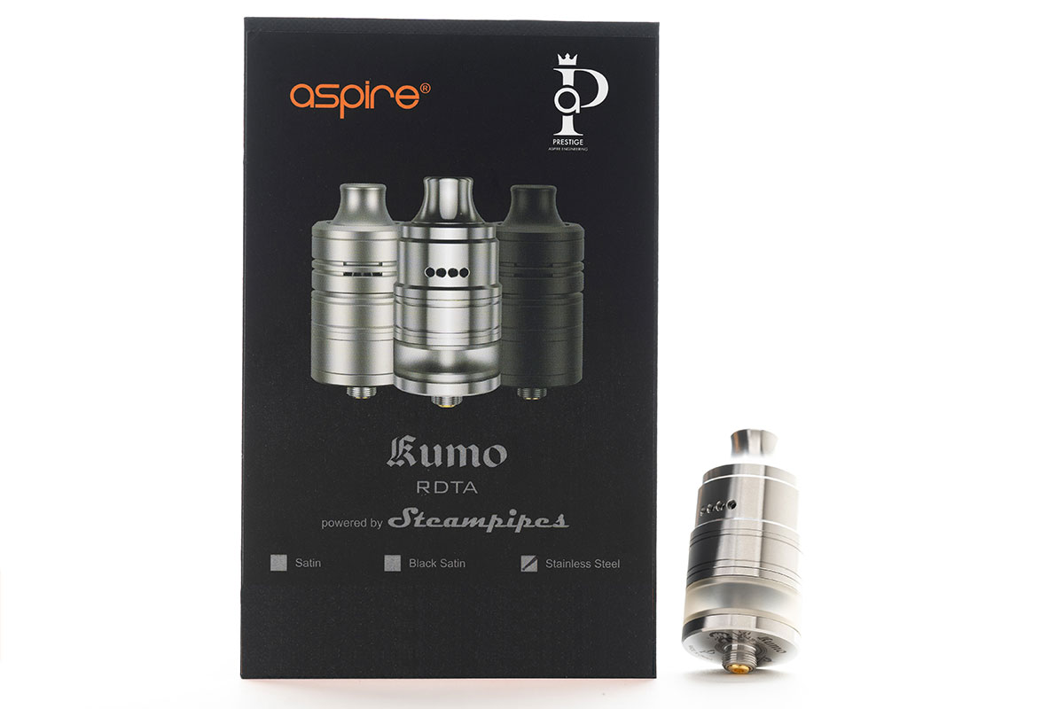 aspire Kumo RDTA レビュー｜特許取得！独自のリキッド供給システム！RDL特化アトマイザー！ | VAPE Circuit