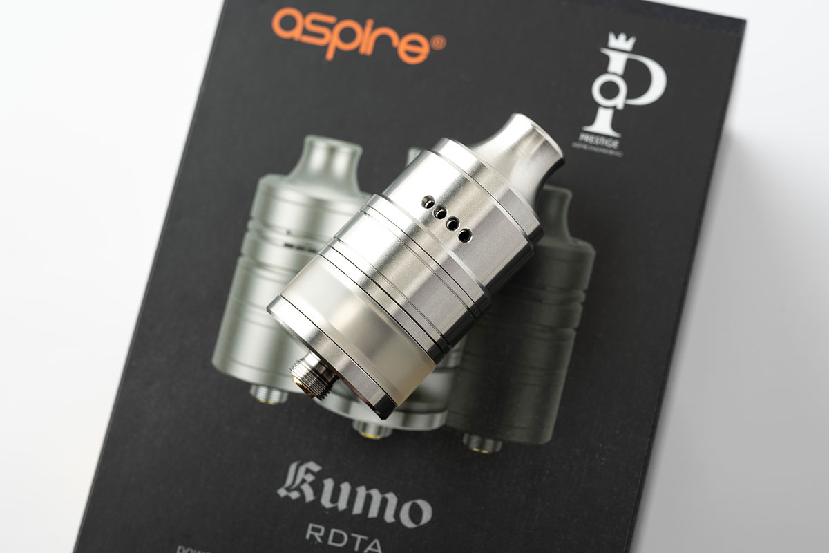 aspire Kumo RDTA（アスパイア クモ ドリッパータンク）レビュー