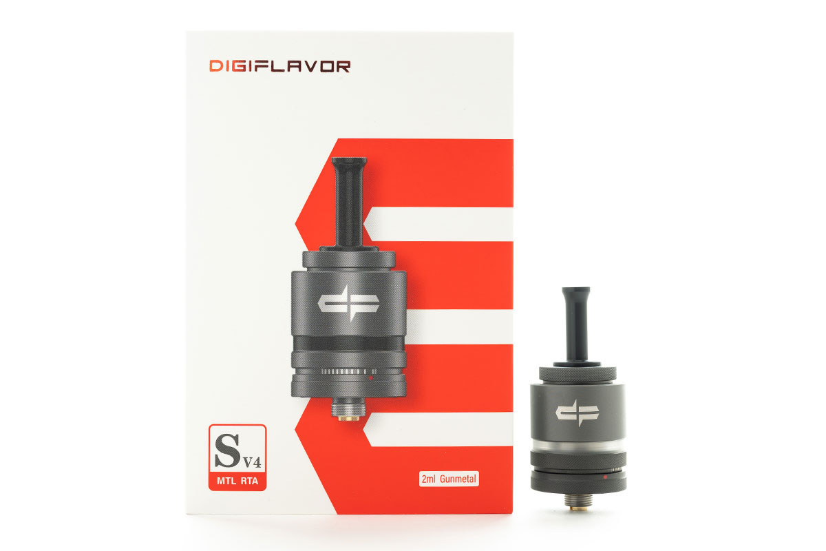 DIGIFLAVOR S MTL RTA V4 Siren レビュー｜正当進化！スペック↑サイズ↓のMTLタンク！ | VAPE Circuit