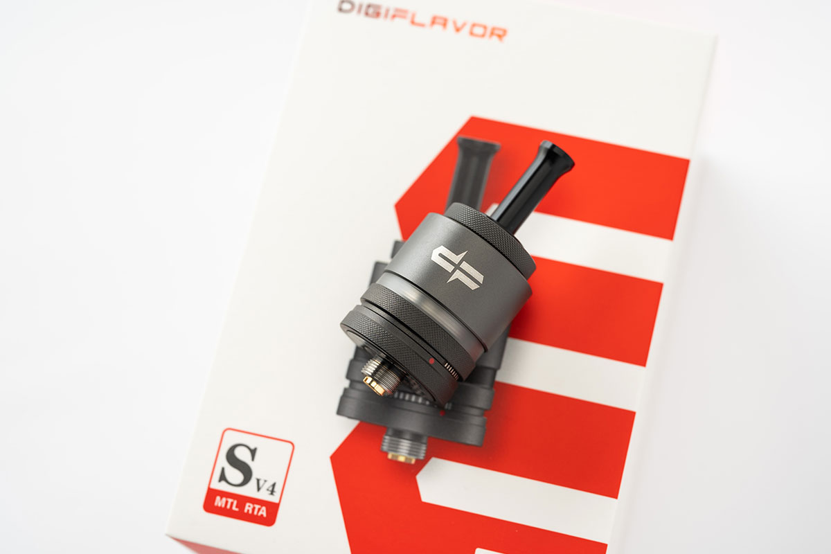 DIGIFLAVOR S MTL RTA V4 Siren レビュー｜正当進化！スペック↑サイズ 