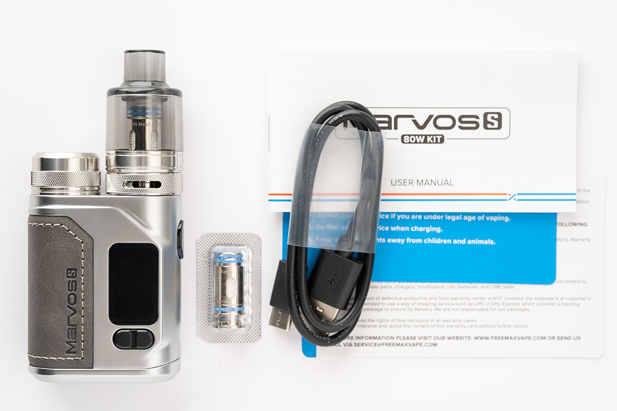 FreeMax Marvos S 80W（フリーマックス マーボスエス）レビュー