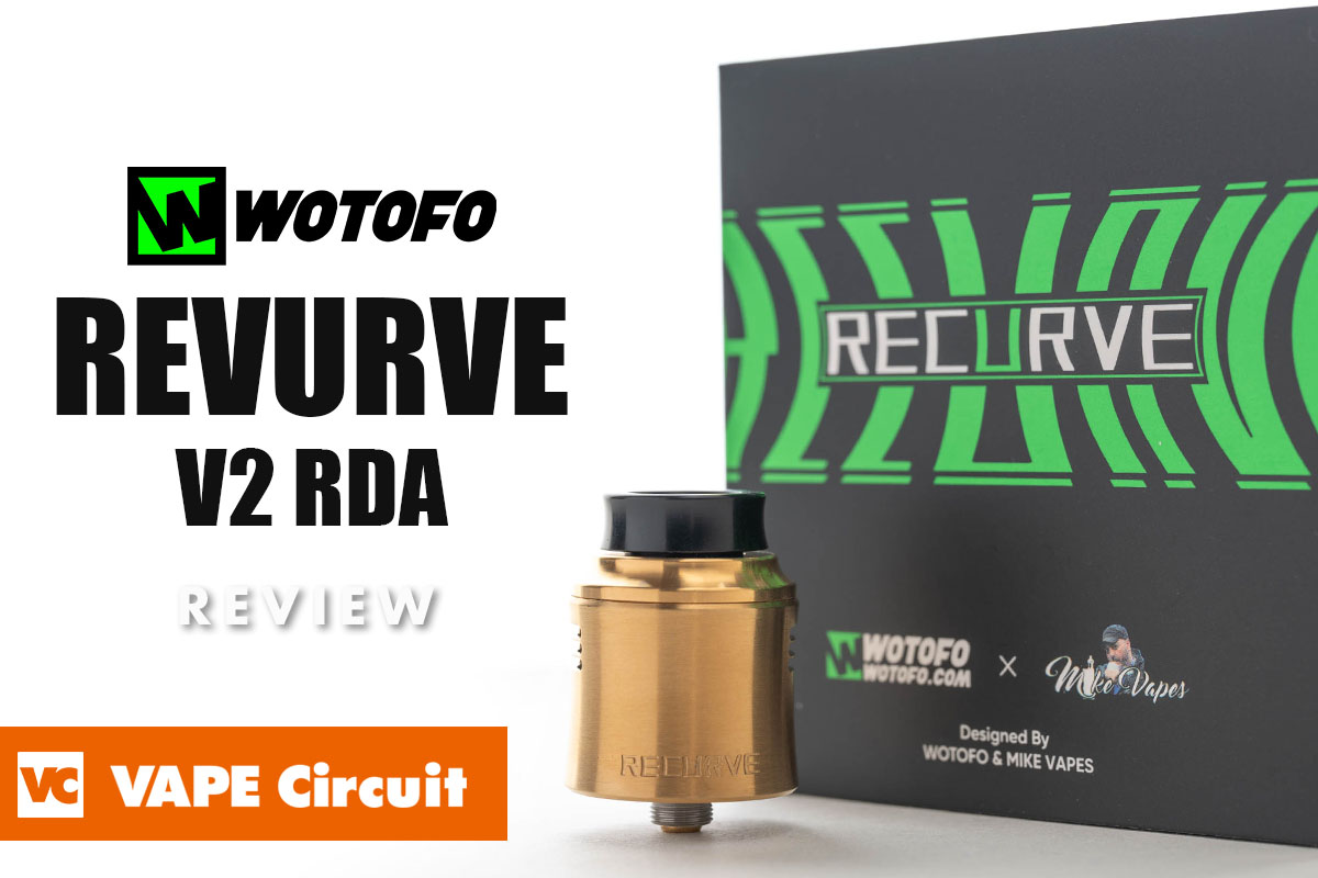 wotofo RECURVE V2 RDA（ウォトフォ リカーブV2ドリッパー）レビュー