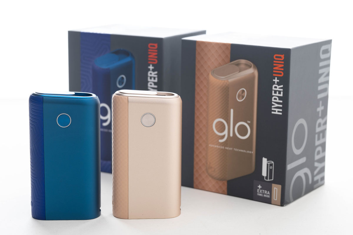 glo HYPER+ UNIQ 第2弾 レビュー｜ブルーとゴールド、2種類のサイドパネル交換式