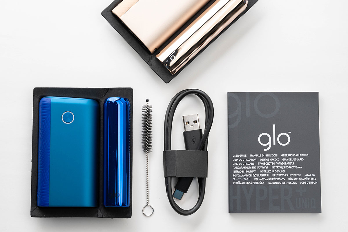 glo HYPER+ UNIQ 第2弾 レビュー｜ブルーとゴールド、2種類のサイドパネル交換式