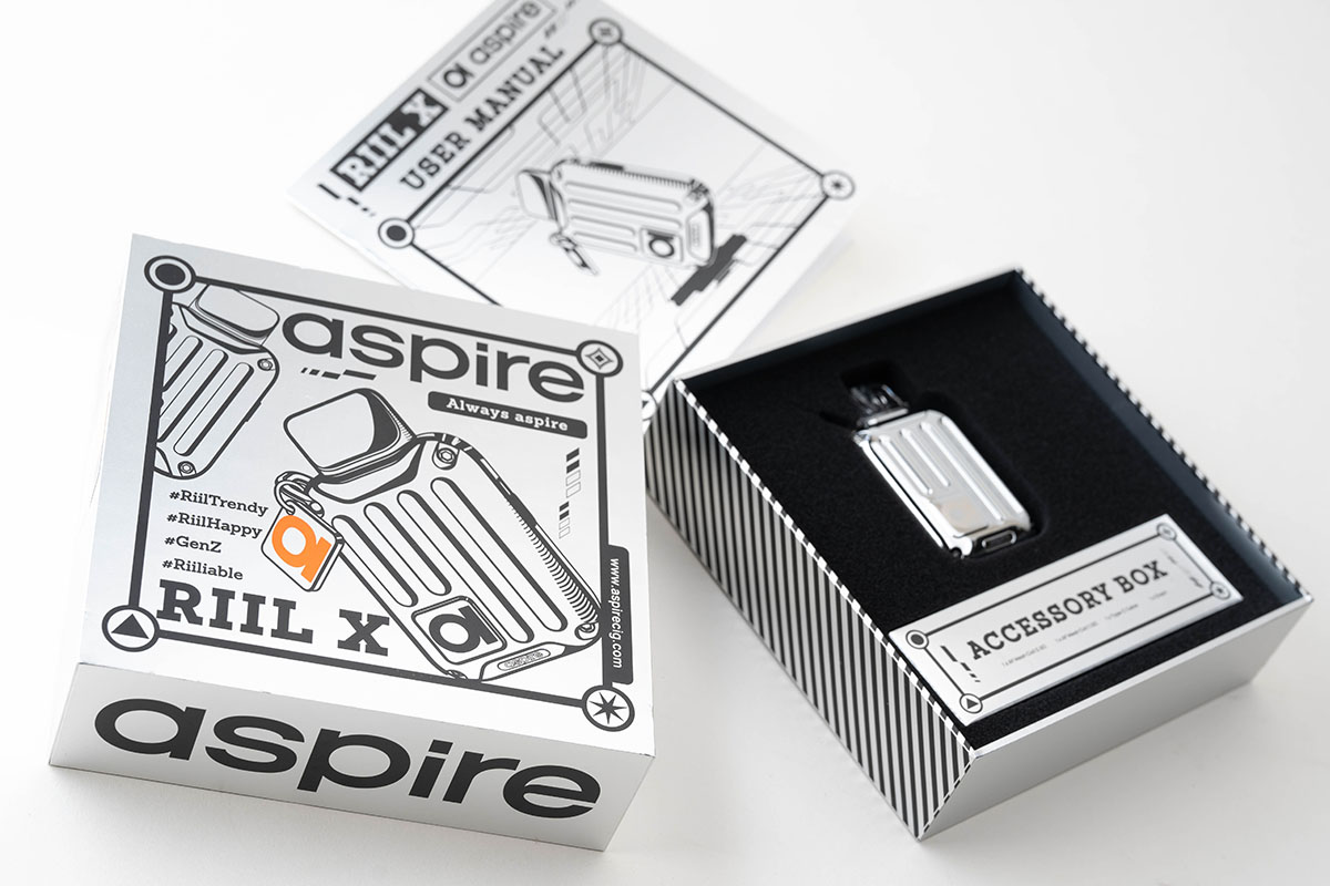 aspire RIIL X（アスパイア リルエックス）レビュー