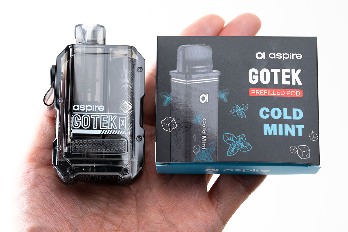 aspire GOTEK（ゴーテック）カートリッジ 大容量使い捨て電子タバコ レビュー