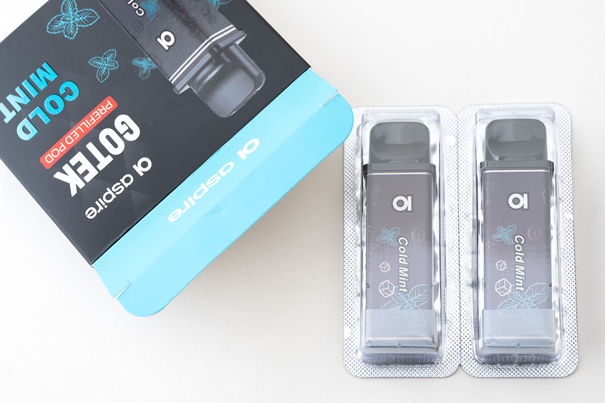 aspire GOTEK（ゴーテック）カートリッジ 大容量使い捨て電子タバコ レビュー