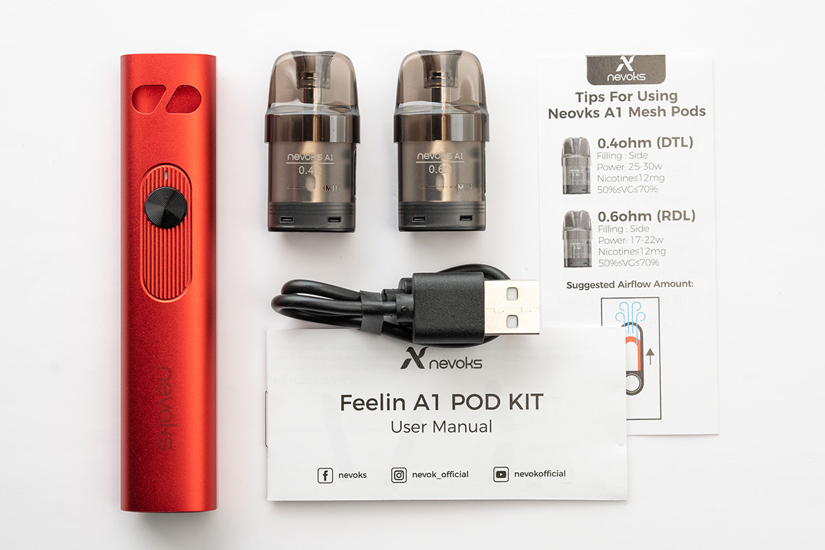 nevoks FEELIN A1 POD（ネボックス フィーリンA1）レビュー