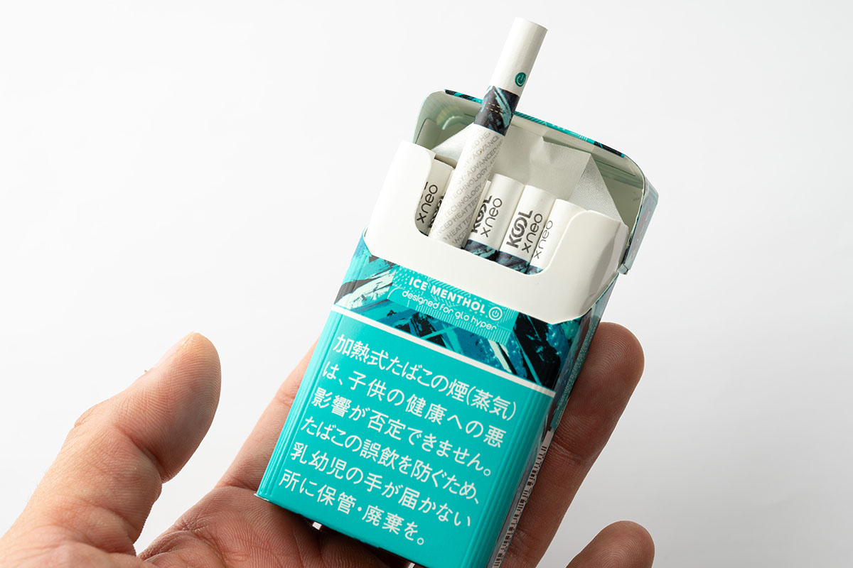 【先行レビュー】グローハイパー専用 KOOL X neo新銘柄「アイスメンソール」
