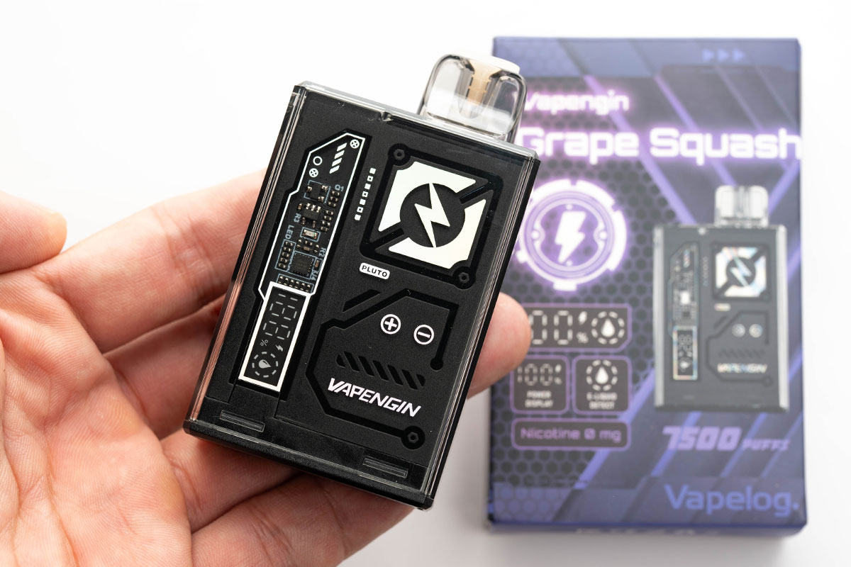 ベイプエンジン7500（vapengin) グレープスカッシュ（Graoe Squash）のレビュー