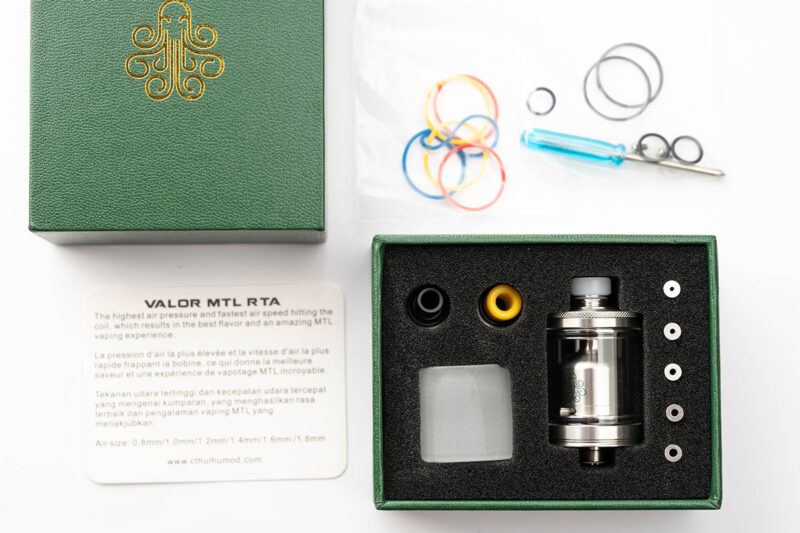 Valor Rta Cthulhu mod VALOR MTL RTA(バロータンク)レビュー | VAPE Circuit