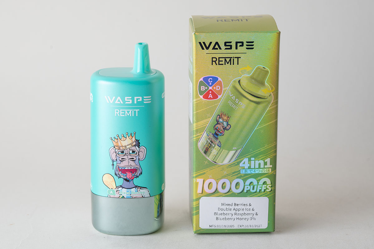 WASPE & Remit 100K 4-in-1 使い捨て電子タバコ レビュー | VAPE Circuit