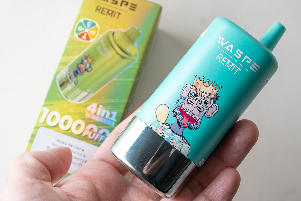 WASPE & Remit 100K 4-in-1 使い捨て電子タバコ レビュー